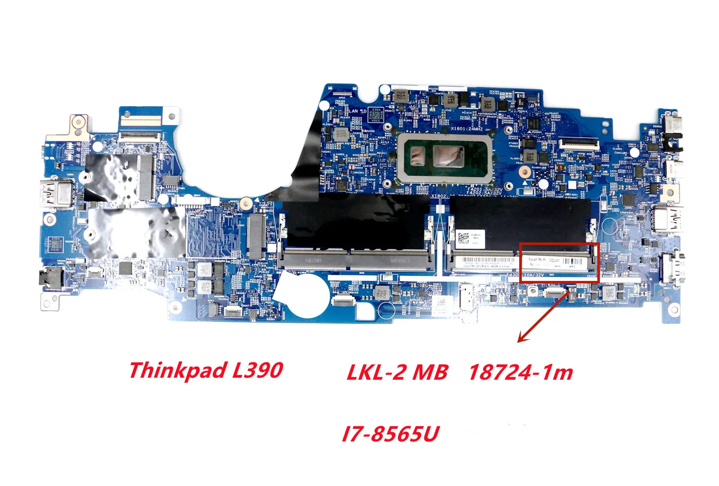 

For lenovo thinkpad L390 Laptop motherboard L390 YOGA LkL-2 18724-1 02DL832 with i7-8565U mainboard fully tested ok