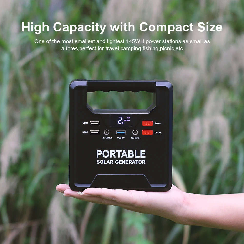 145WH/39000 мА/ч Портативный Мощность станция инвертор аварийного Батарея питания с