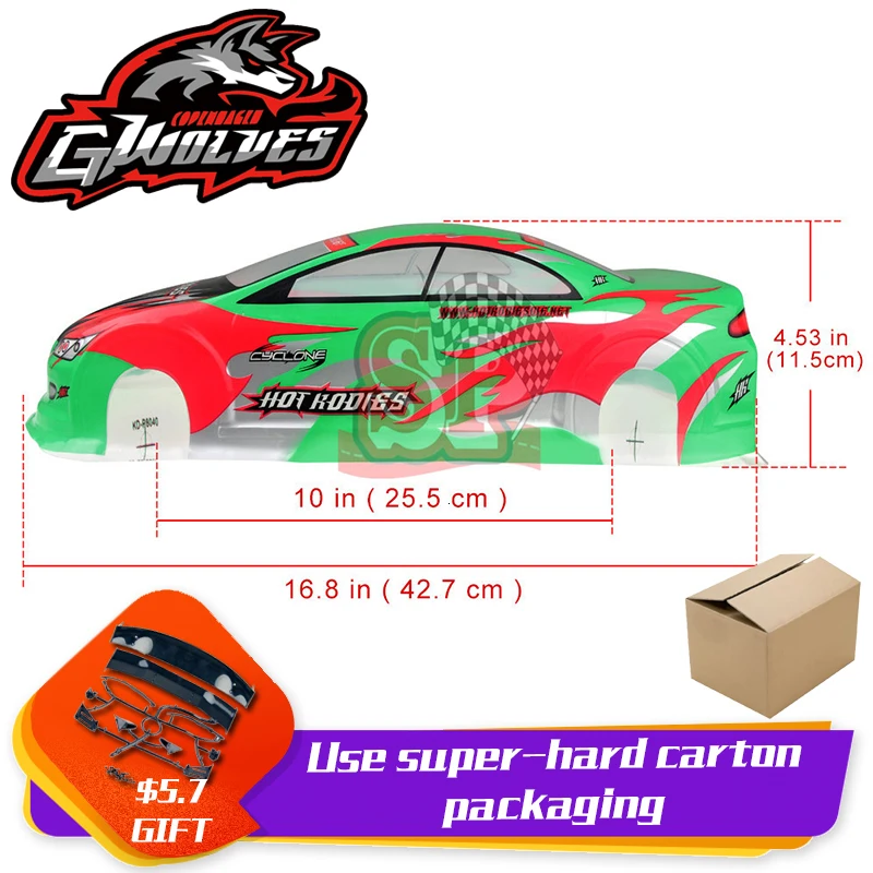 37 видов 1/10 RC автомобиль 195/190 мм ПВХ Окрашенный корпус с хвостом для 1:10 RC хобби гоночный Дрифт автомобиль hsp yokomo hpi ZD TAMIYA