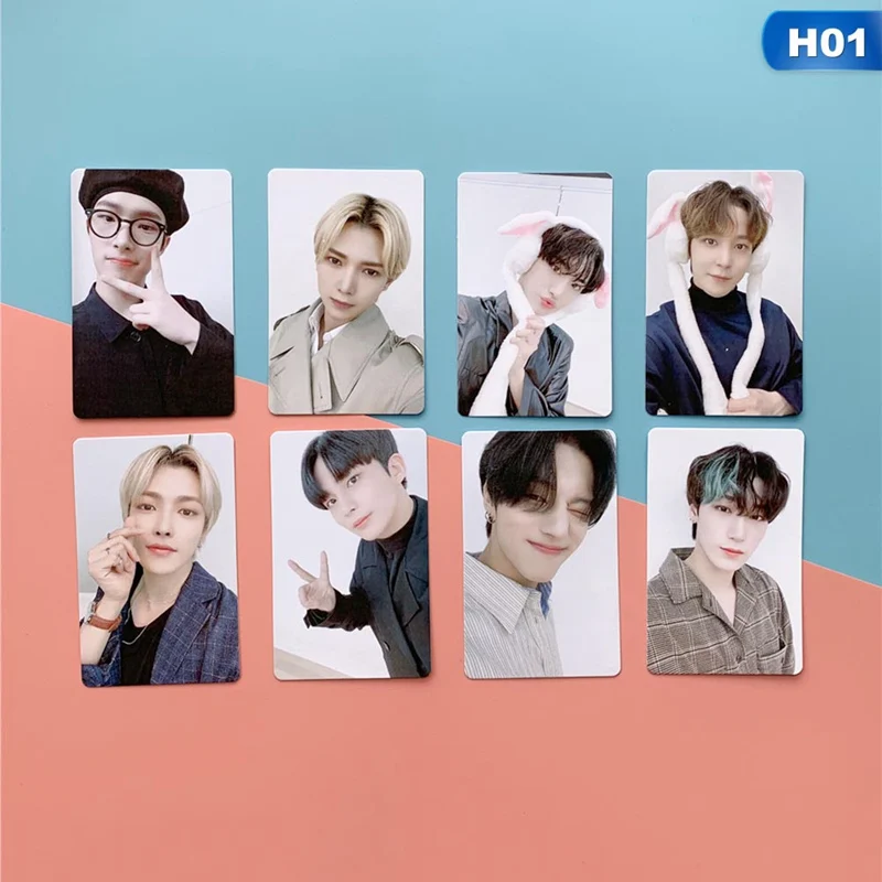 

8Pcs/Set Kpop Photo Card Poster Team Handsome Boys Lomo Cards Postcard For Fans Collection Gift for Friends