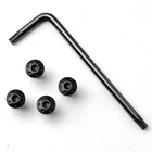 4 шт. из нержавеющей стали 1911 индивидуальные Захваты винты с инструментом CNC T8 сливовый винт 1911 многоцветные Захваты гвозди