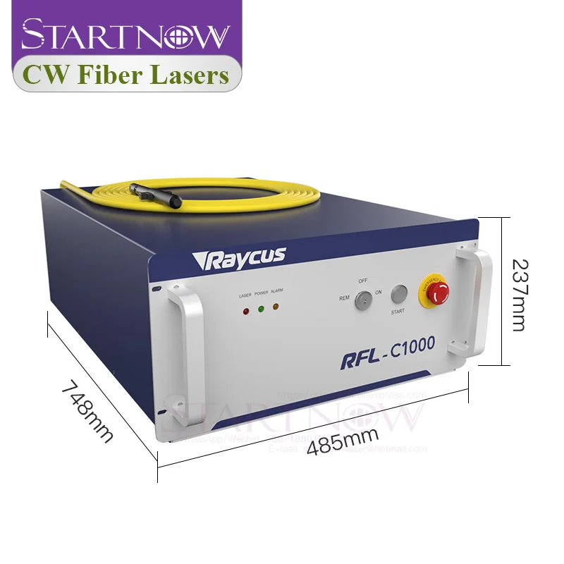 Raycus лазерный источник питания одномодульные волоконные лазеры 1KW 2KW RFL C1000 C1500X C2000X