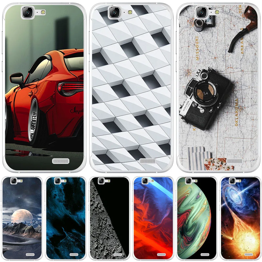 

Мягкие силиконовые чехлы для телефонов Huawei Ascend G8, G8X, 5,5 дюйма, из ТПУ