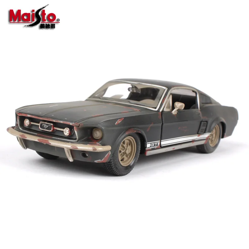 

Модель автомобиля Maisto 1:24 Ford Mustang GT из металлического сплава, литая модель машины под давлением, подарок на день рождения для взрослых, игруше...