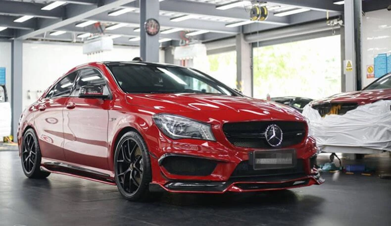 Передняя решетка для Mercedes Benz CLA W117 кла43 2014 2015 2016 из углеродного
