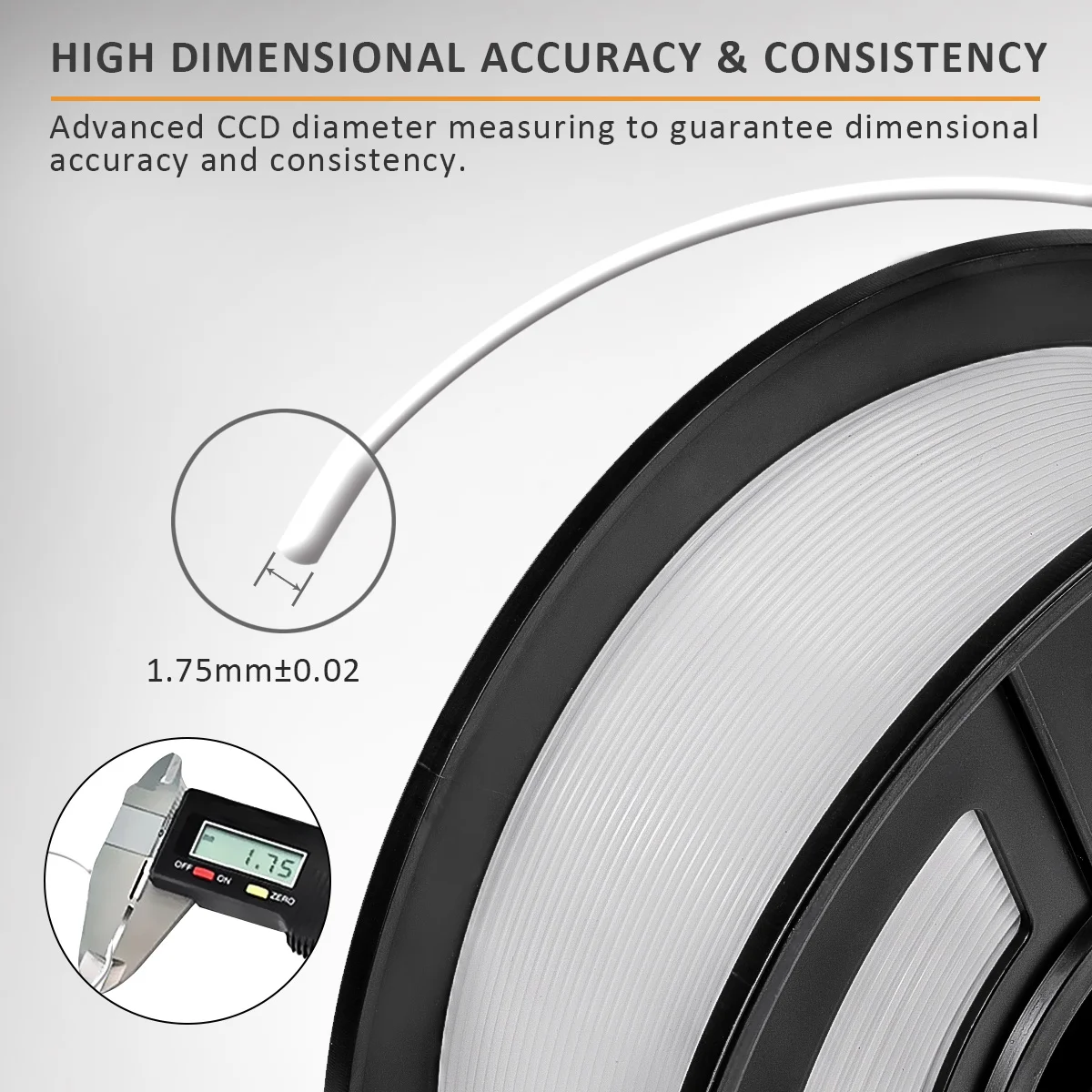 AW 3D PLA Filament 1.75MM Tolerance +/-0.02MM For All 3D Printer And 3D Pen 2.2 LBS 1KG High strength Rigidity Biodegradable