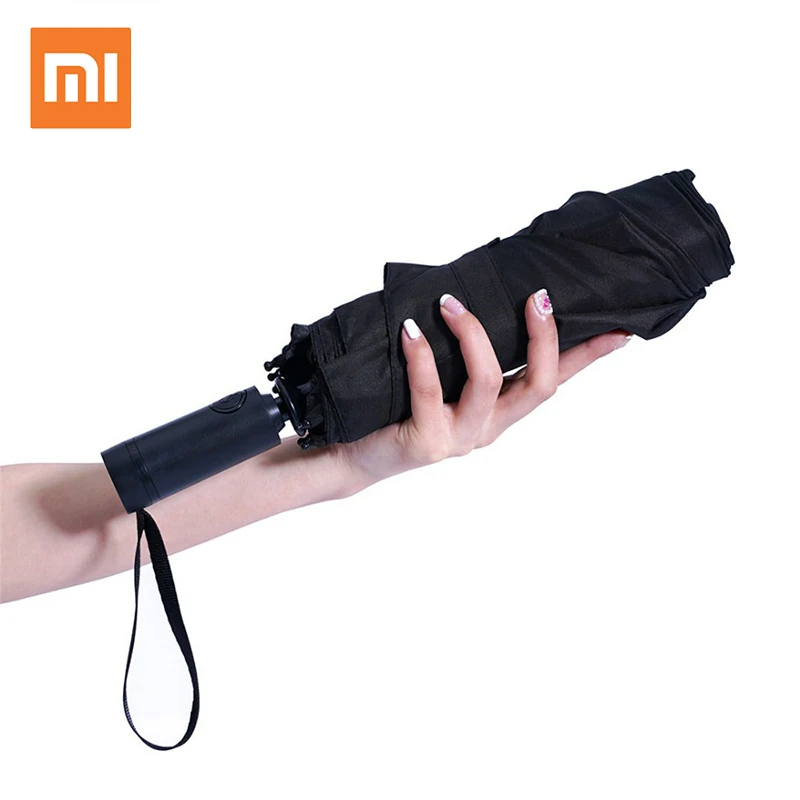 Автоматический зонт Xiaomi Mi WD1 для мужчин и женщин от солнца дождя алюминиевый