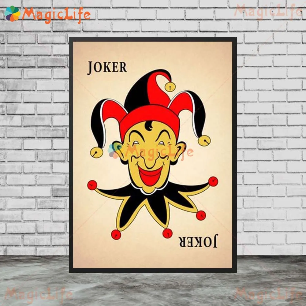 Постеры в виде игральных карт и покера Joker настенные картины для гостиной