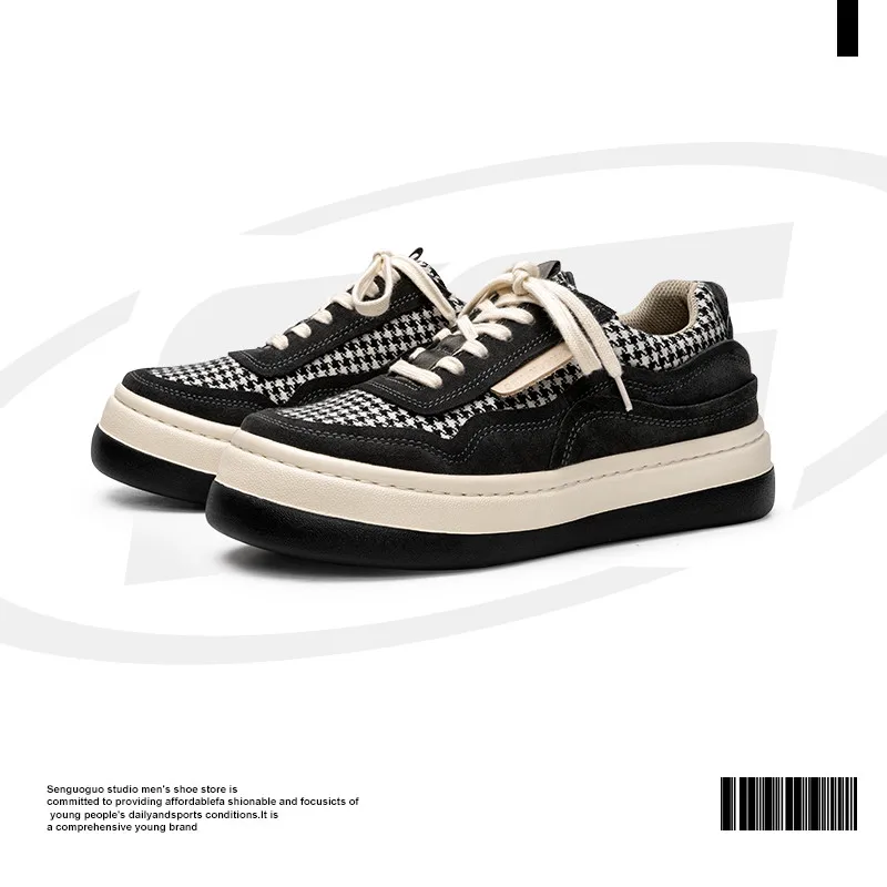 

Мужская обувь на платформе; Кроссовки из натуральной кожи; Дизайнерская модная мужская обувь; Повседневные мужские кроссовки; Роскошная Ву...