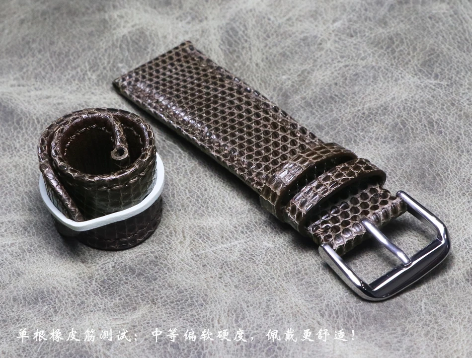 18 19 20 21 22mm High quality Ultra-thin soft New Top Grade Lizard skin Watch Strap for High-end Genuine Leather Brand watch
