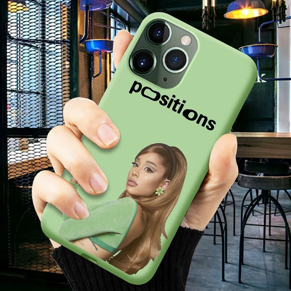 

Ariana Grande - positions Candy Color cute TPU Case phone For iphone 12Pro 11 SE X 7 XS XR XSMA 11Pro 11ProMax 12ProMax Cover