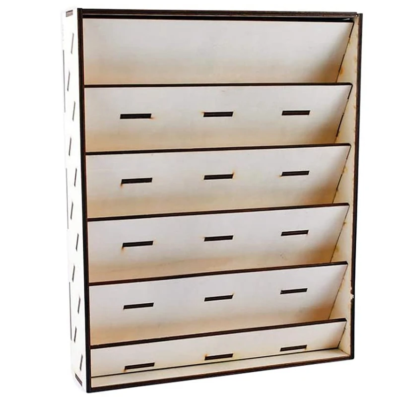 Деревянная стойка для краски подставка пигментного органайзера бутылки с