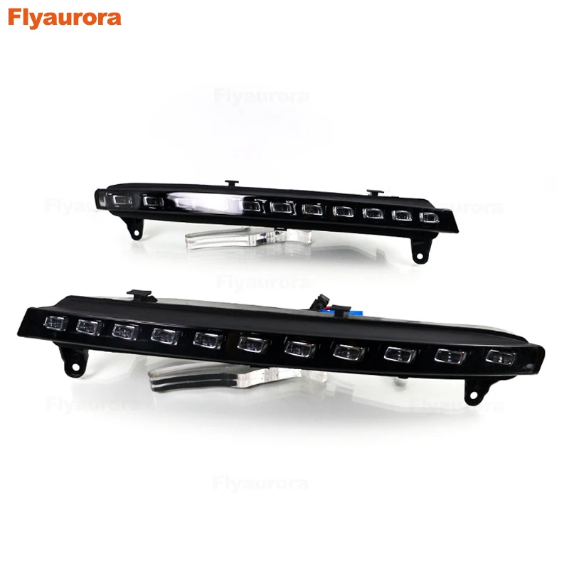 2 шт. 12V светодиодный DRL Бампер дневные ходовые огни светильник Водонепроницаемый