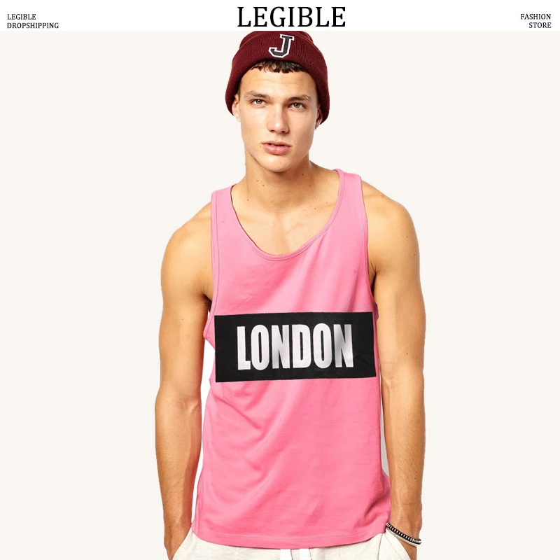 Мужская майка без рукавов летняя повседневная Свободная в стиле хип хоп с