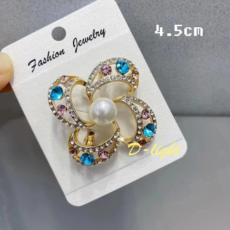 Изысканная брошь в виде четырехлистного клевера из сплава милые и элегантные