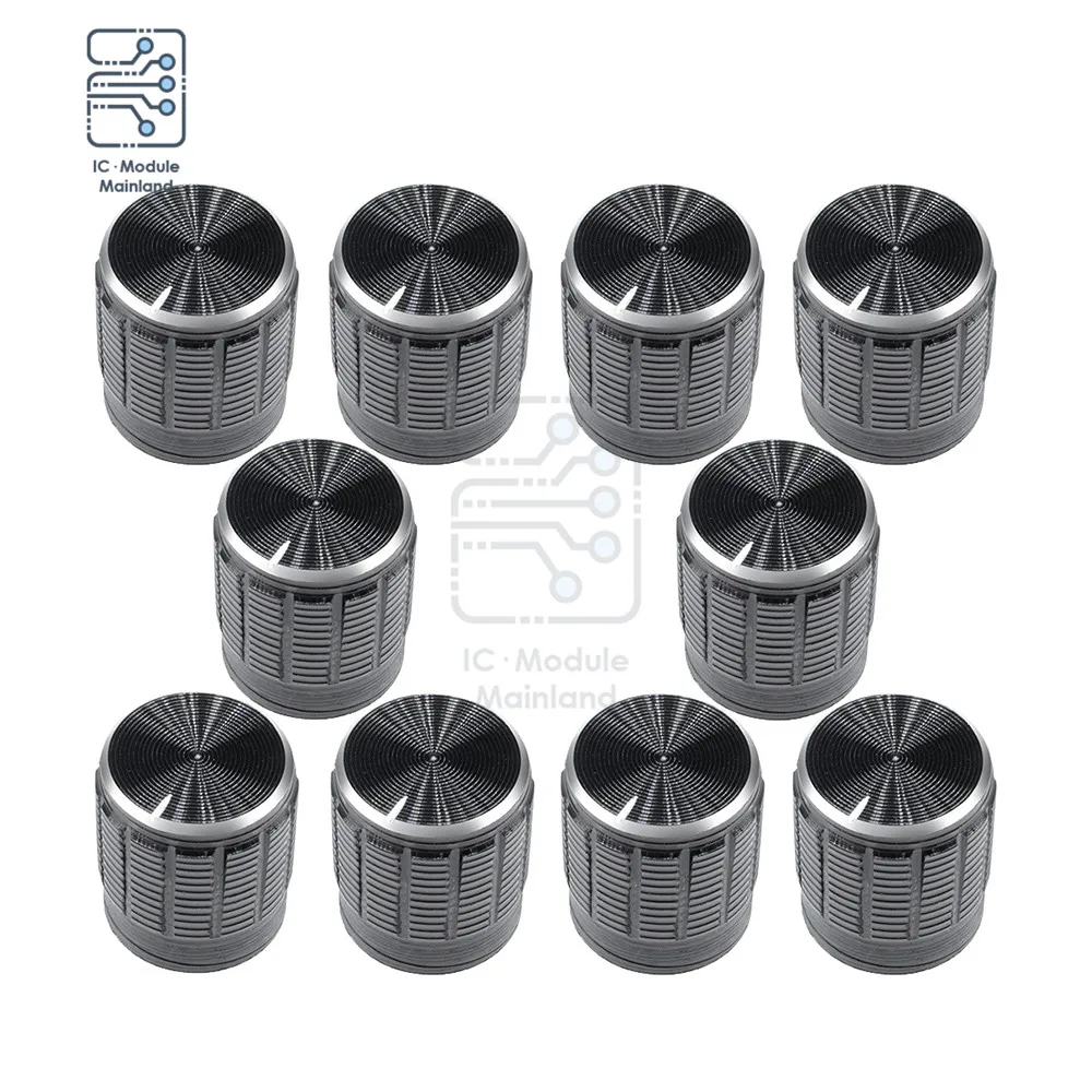 10 шт./лот 6 мм внахлест вал вставки Dia. Потенциометр Управление металлические