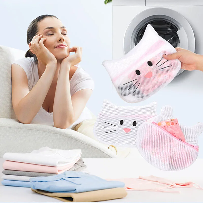 4 типа Мультяшные пакеты корзины для стирки) бюстгальтер с животным рисунком