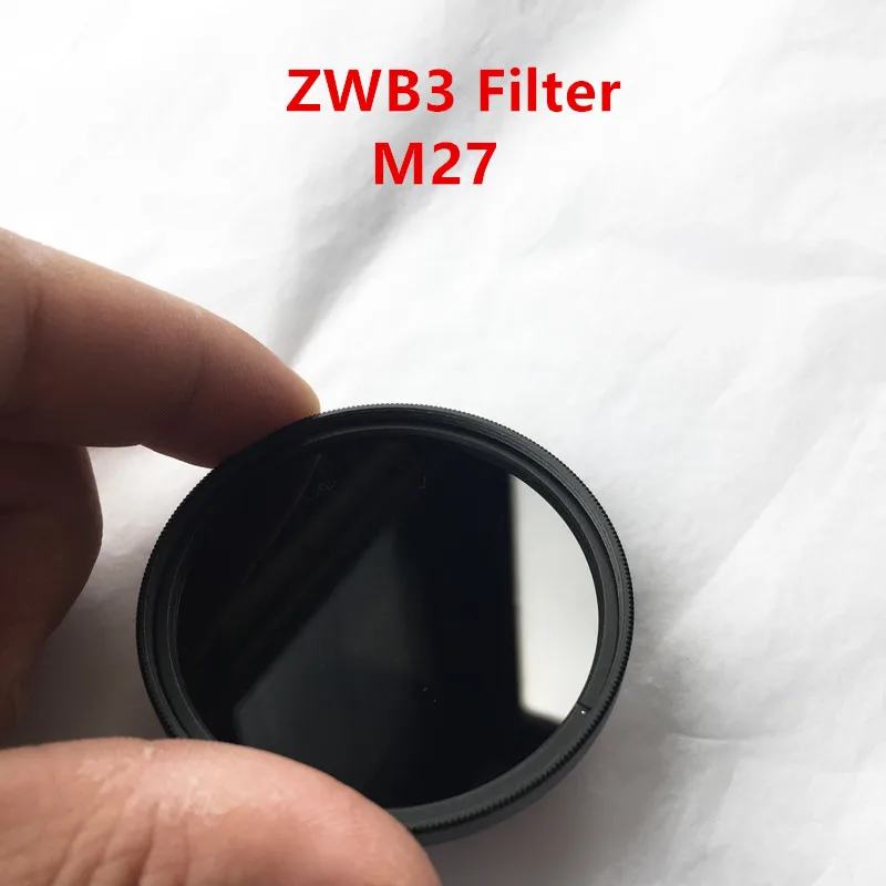 M27 UV Camera Filter ZWB3 253.7nm UG5 U 330 с металлическим кольцом|Оптические фильтры| |