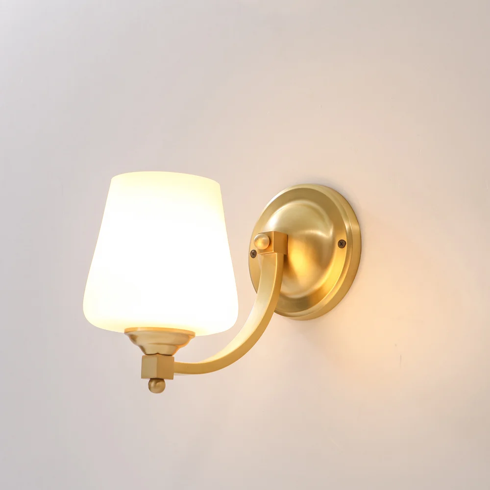 

Современный настенный медный бра, прикроватный светильник для чтения, креативный домашний светильник для гостиной, спальни, деревенский на...