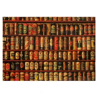 canned beer daquan poster retro kraft paper series bar cafe decorative painting wall stickers