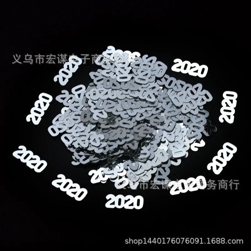 Счастливый новый год 2020/Счастливого Рождества/15 грамм блестки ПВХ плоские для DIY