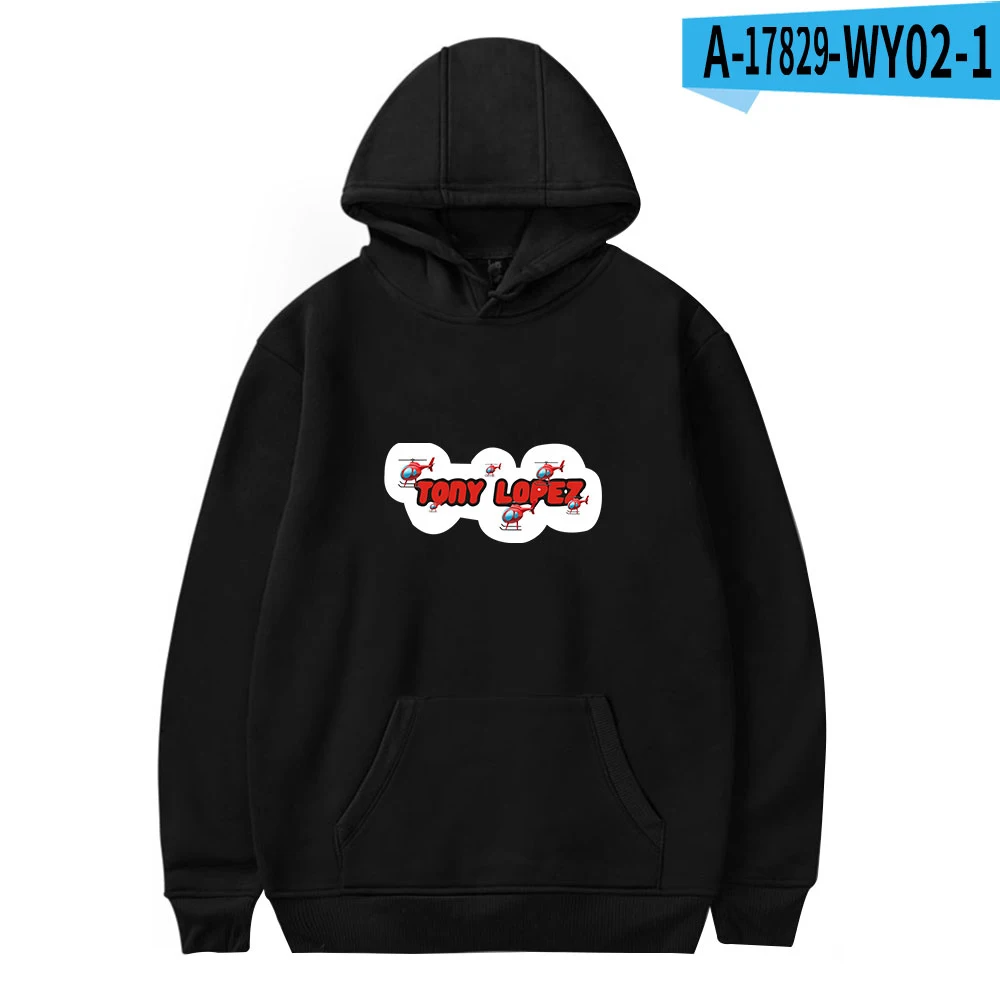 

New 2020 Tony Lopez Same Style Hooded Sweatshirt Men/Women Helicopter Print Hoodies Pullover Unisex Adults/children Clothes