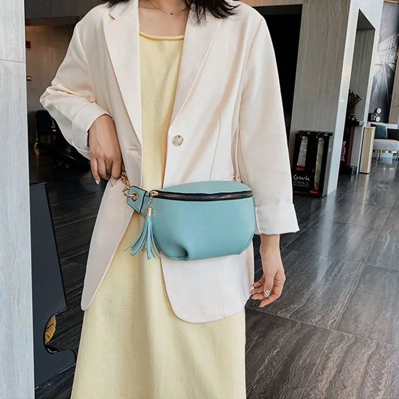 Вместительная женская поясная сумка дизайнерский Роскошный кошелек на ремне