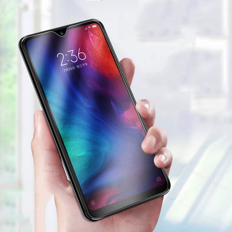 Матовое закаленное стекло с полным покрытием для XiaoMi Redmi 7 7A 9H защитная пленка