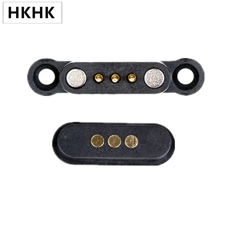 Pogo pin коннектор тестовый pogopin 3p 3pin Магнитный пружинный шаг: 2 3 мм через отверстия