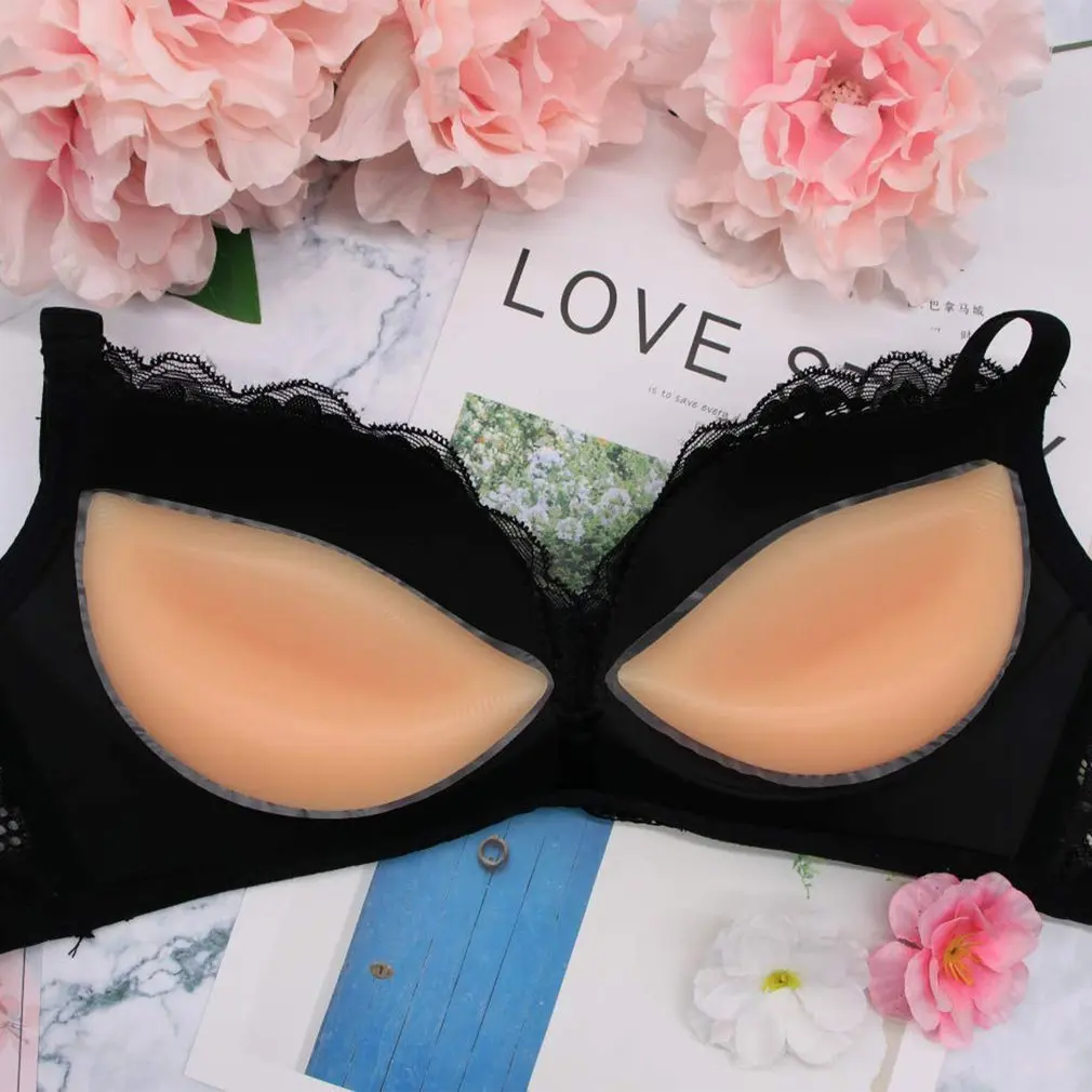 

Women Sexy Silicone Bra Gel Invisible Inserts For Dress Bikini Swimsuit Breast Pads Push Up Bra Insert Breast Enhancer Inserts