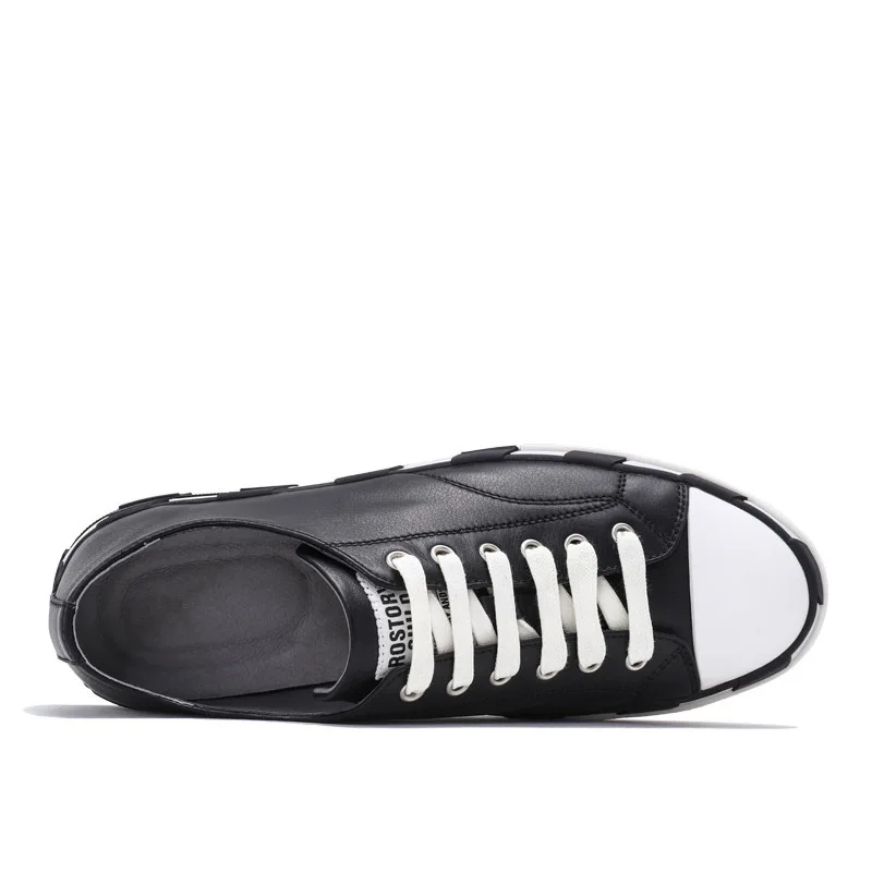 Сезон весна-лето роскошная мужская обувь из натуральной коровьей кожи кроссовки