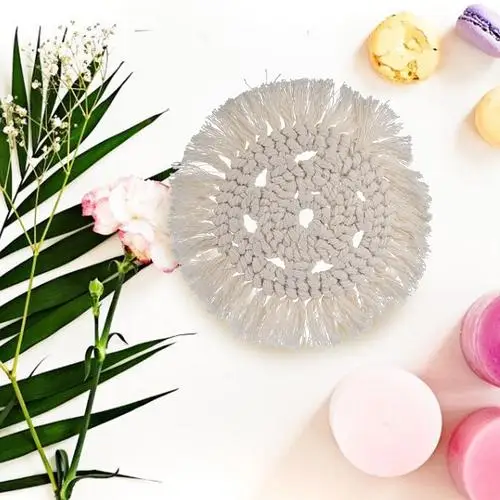 Хлопковая оплетка ручной работы в богемном стиле подставки для обеденного стола