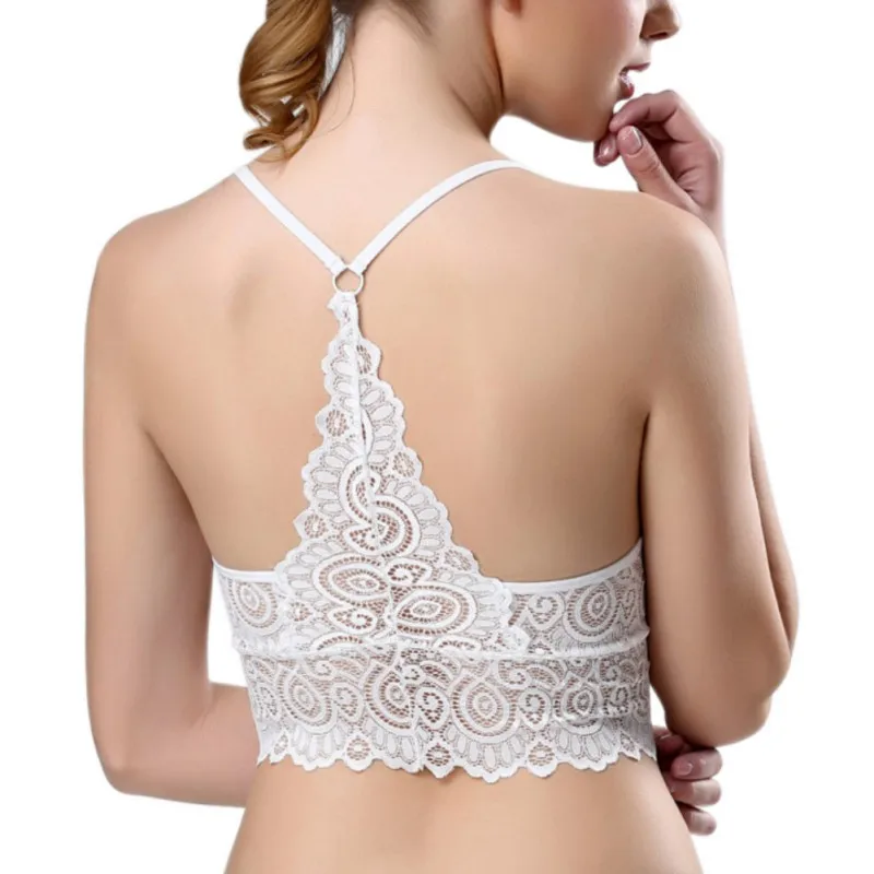

Sexy Women Lace Bra Top Female Full Cup Wire Solid Bras Lingerie Bralette