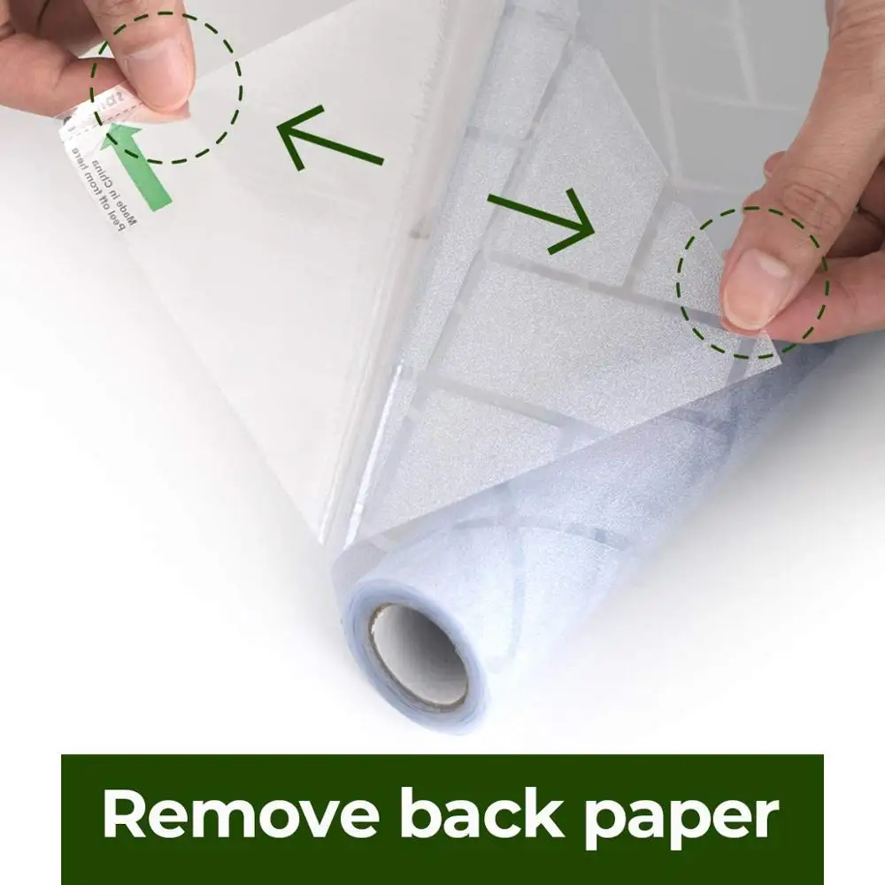 Геометрическая стеклянная пленка статическое Приклеивание ПВХ частный контроль