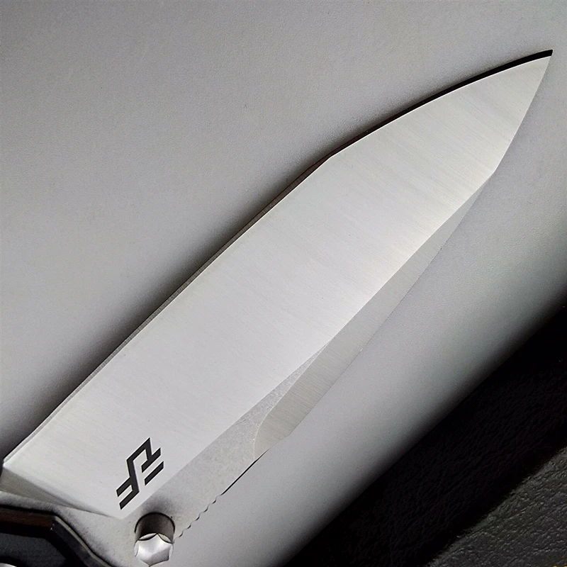 Складной нож Eafengrow с черной акулой карманный Клинок лезвием из стали D2 и