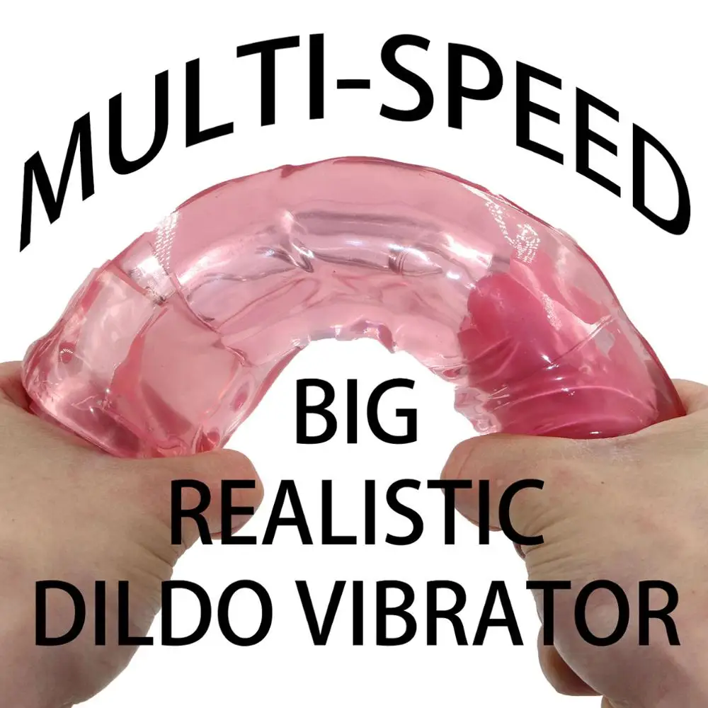 Большой фаллоимитатор желе Вибраторы пенисы Эротические товары интимные
