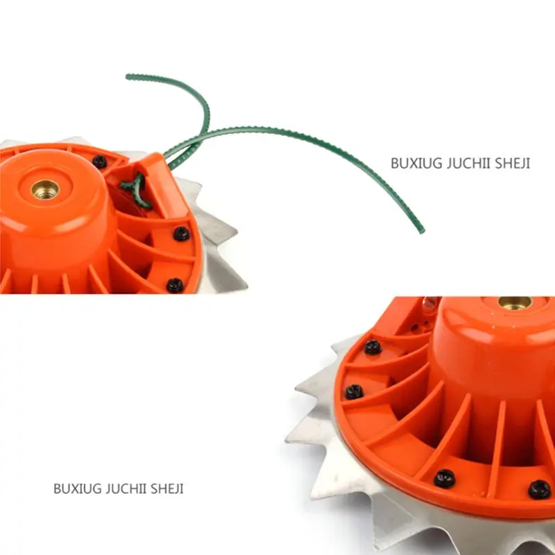 

Universal Double Garden Grass Trimmer Head Lawn Mower Blade Stainless Steel Brushcutter Accessories