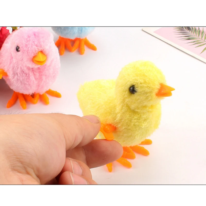 Забавная плюшевая игрушка в виде сердца для девочек &quotцыпленок&quot Заводной