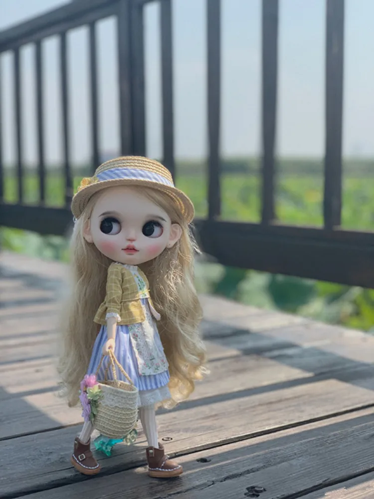 100% кожаная обувь для куклы ручной работы 1/6 ботинки Blyth (подходит кукол Pullip Azone Kurhn