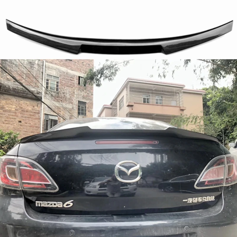 Спойлер для Mazda 6 спойлер 2009 2010 2011 2012 2013 2014 2015 года глянцевый из углеродного