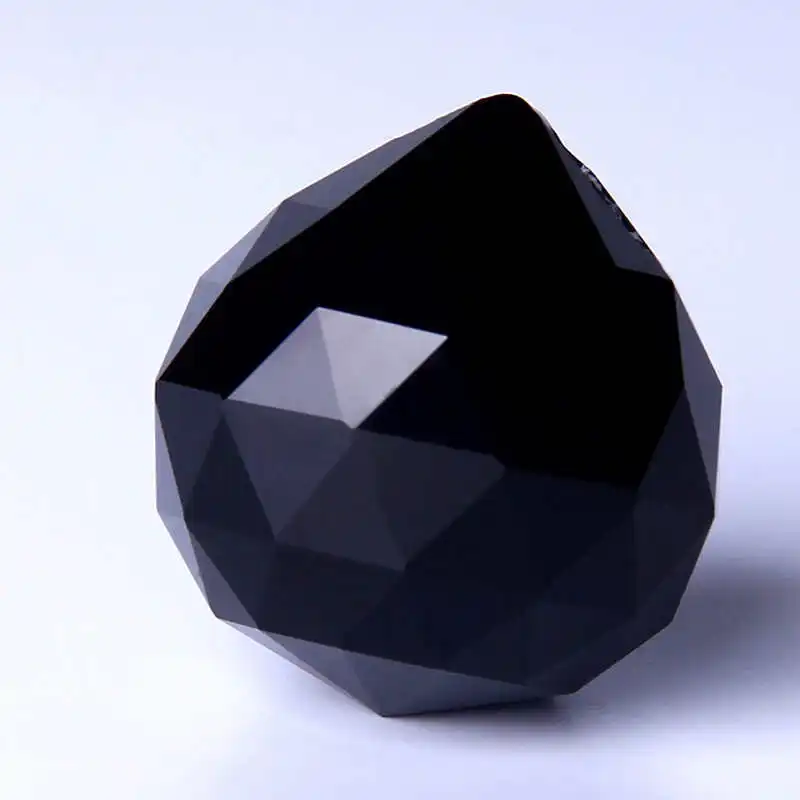 PandaHall 30 мм прозрачные многогранные шарики стеклянные хрустальные занавески для