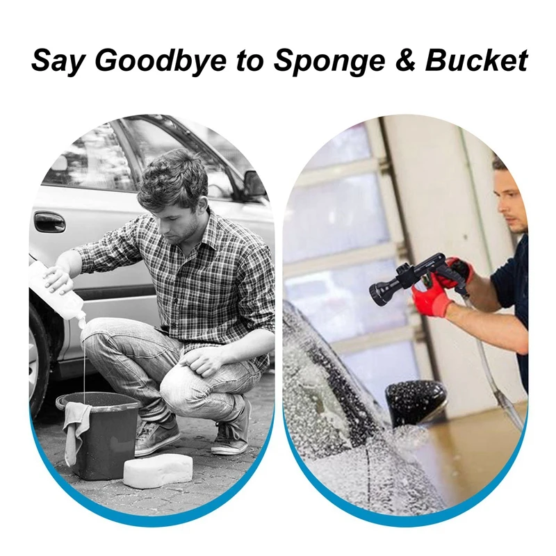 Садовый шланг насадка из пены 8 режимов регулируемый распылитель автомойка