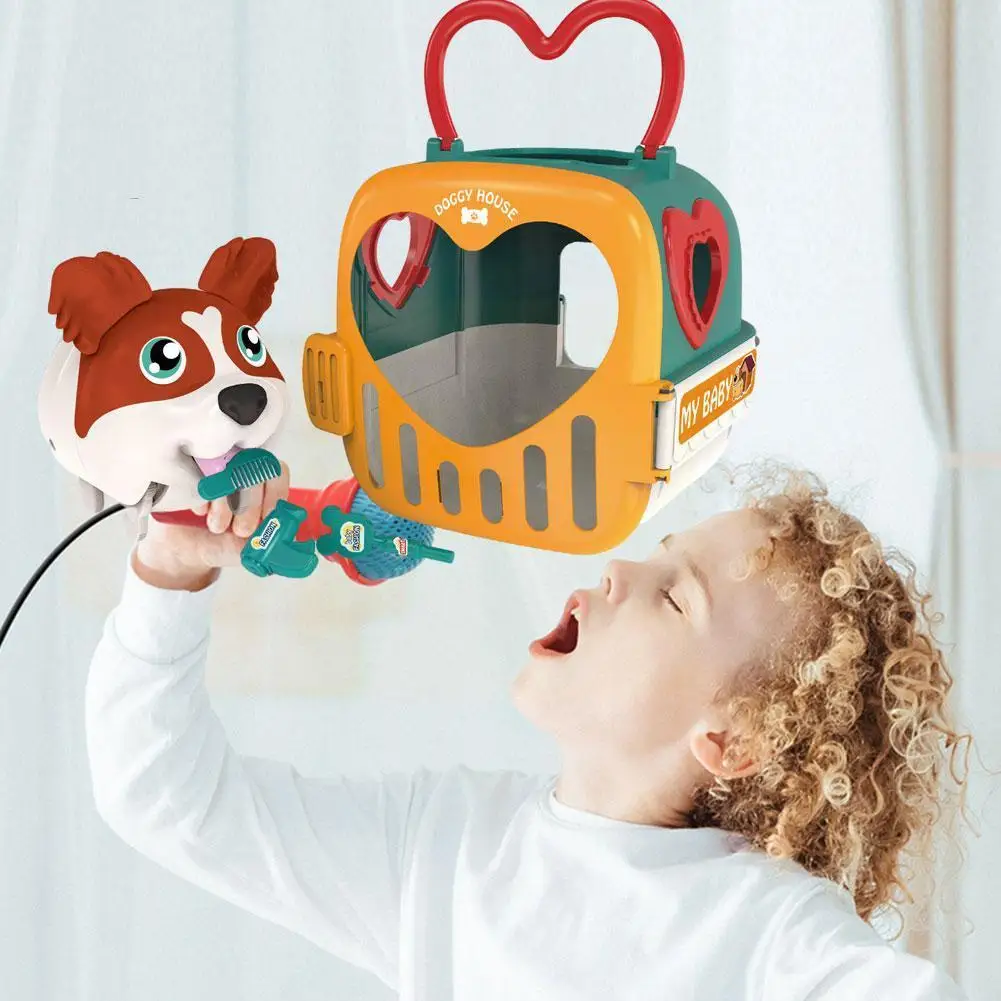 

Baby fun plays house pet toy voice control induction puppy electronic children cute Halloween pet crawling cry Z6U7