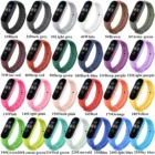 Мода для Xiaomi Mi Band 5 сменный ремешок спортивный силиконовый ремешок M5 браслет двухцветный высекательный пресс машины для сменного ремешка 25 цветов