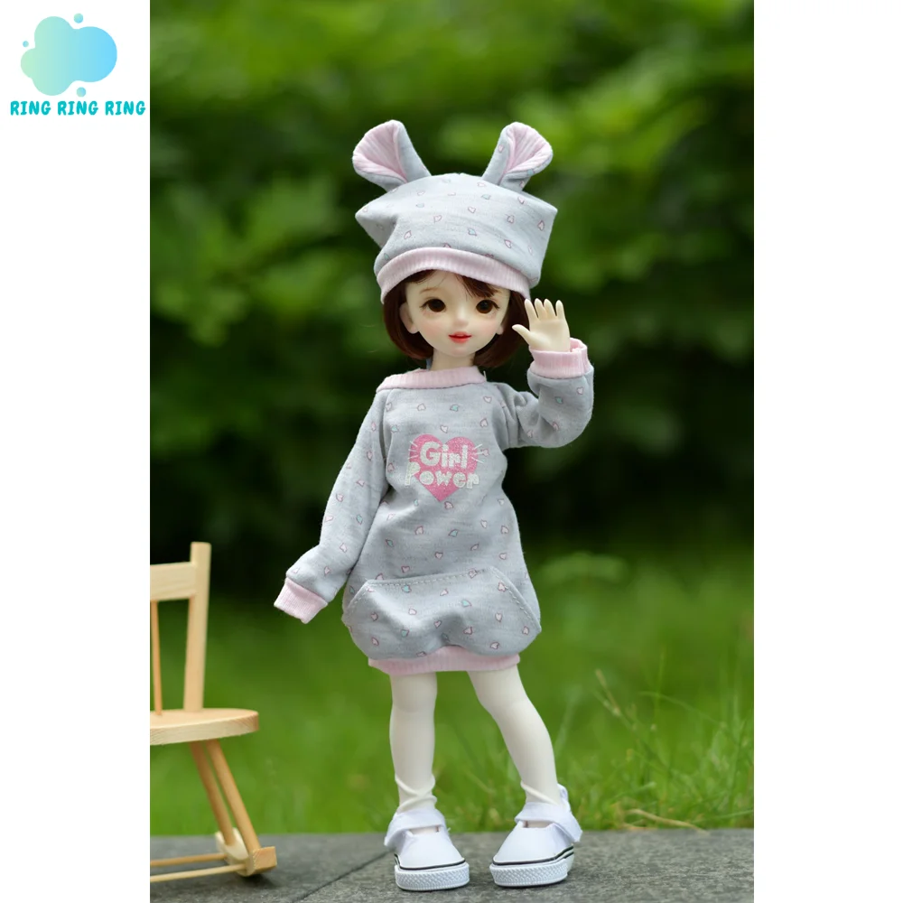 

Doll Clothes 30cm Cute Casual 1/6 BJD Dress Skirt Suit for Dressing Up Fashion Doll Accessories DIY Toys Birthday Gifts for Girl