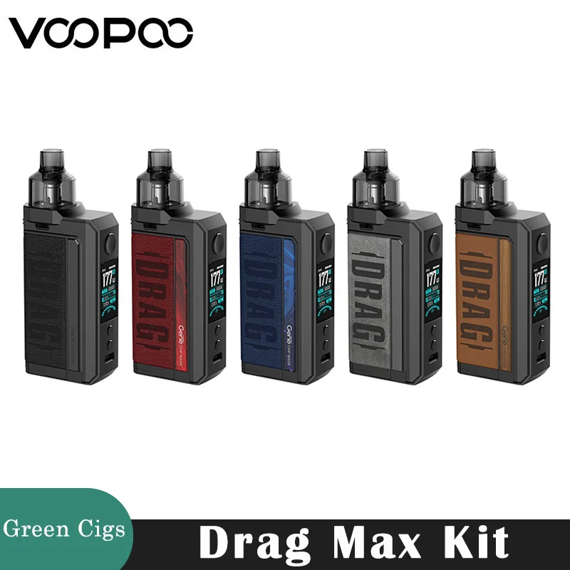 Оригинальный комплект VOOPOO Drag Max 177 Вт бокс-мод 4 5 мл Pnp Pod Tank VM5 VM6 Coil RBA режим