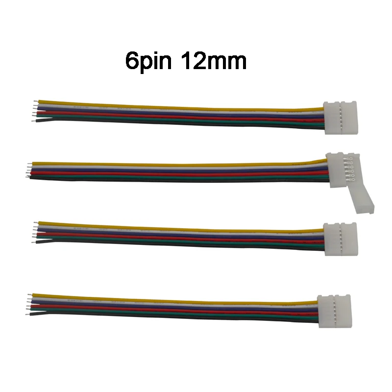 50/100 шт. 2 контактный 3 4 5 6 разъем для WS2811 WS2812B 5050 RGB RGBW светодиодной