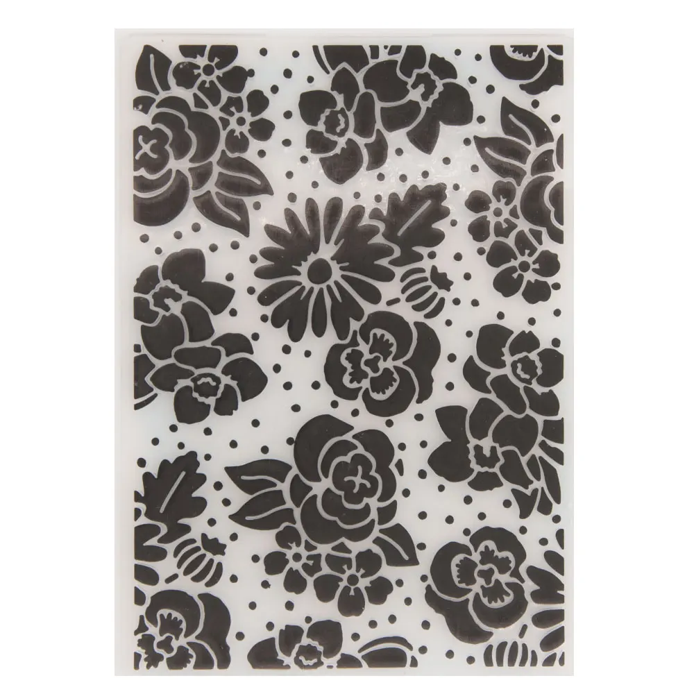 

2021 New 3D Embossed Folder For DIY Rose Flower Craft Making Background Greeting Card Scrapbooking No Stamp Metal Cutting Die