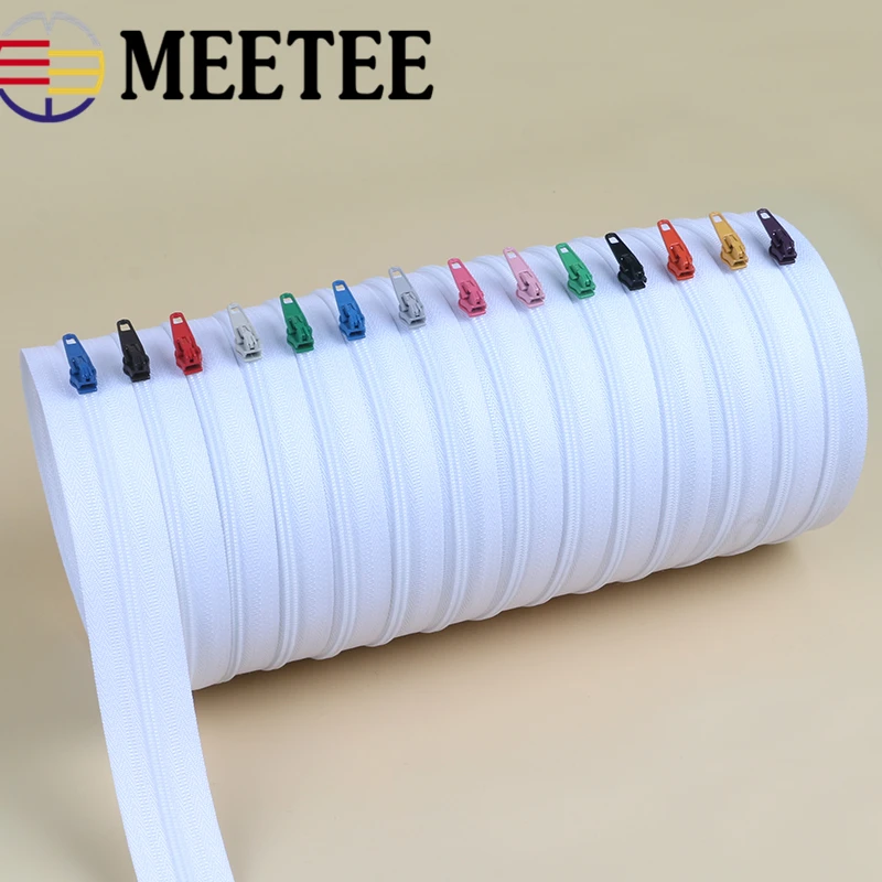 5 метров Meetee 3 # непрерывные молнии катушки DIY сумки обувь палатки Костюмы домашний