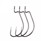 10 шт.лот рыболовные крючки из высокоуглеродистой стали, крючок для джига, Большой Крючок для окуня, свинцовый крючок с зазубриной и головкой, крючок с зазубриной для мягкой приманки, рыболовные снасти